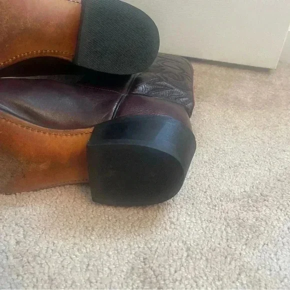 Men’s size 12 D Acme leather cowboy boots. Beautiful! - Picture 8 of 16